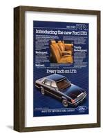 Ford 1983 Introducing the Ltd-null-Framed Art Print