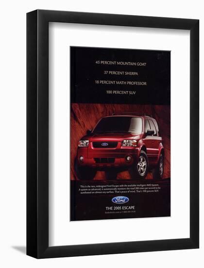 Ford 2004 Escape 100% SUV-null-Framed Art Print