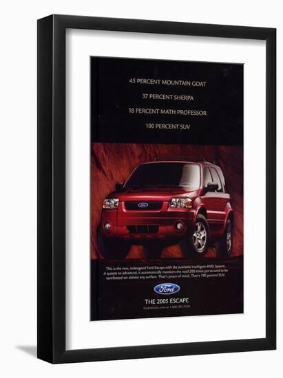 Ford 2004 Escape 100% SUV-null-Framed Art Print