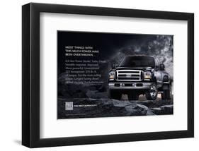 Ford 2005 Next Super Duty-null-Framed Art Print