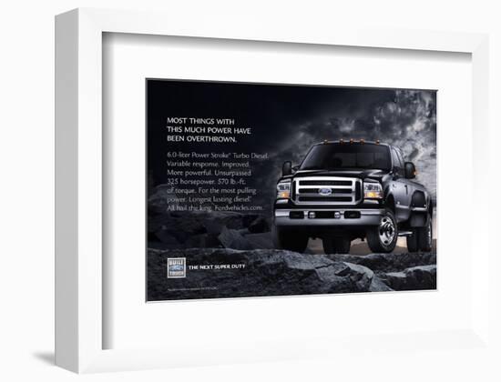 Ford 2005 Next Super Duty-null-Framed Art Print