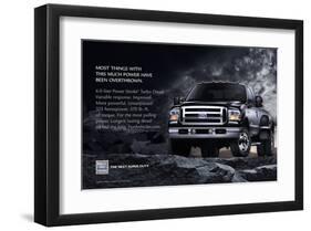 Ford 2005 Next Super Duty-null-Framed Art Print