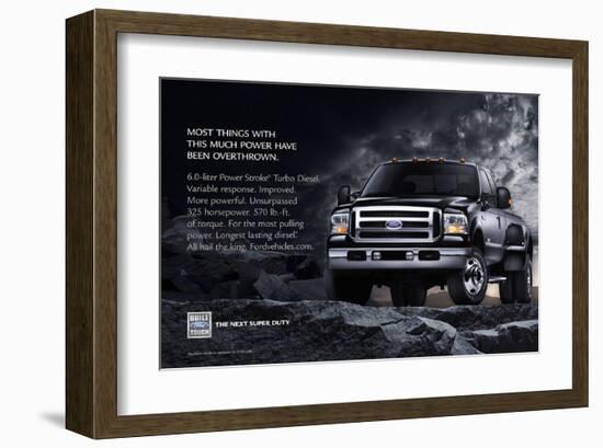 Ford 2005 Next Super Duty-null-Framed Art Print