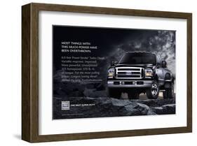 Ford 2005 Next Super Duty-null-Framed Art Print