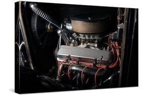 Ford 3 Window Coupe 1932-Simon Clay-Stretched Canvas