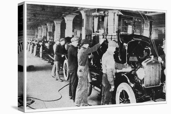 Ford Assembly Line 1928-null-Stretched Canvas