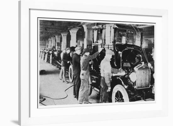 Ford Assembly Line 1928-null-Framed Photographic Print