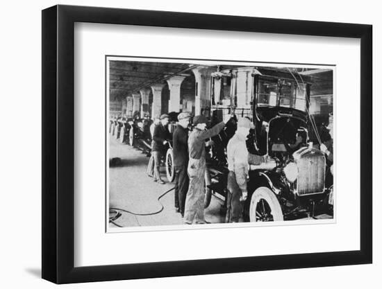 Ford Assembly Line 1928-null-Framed Photographic Print