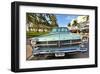 Ford Classic Car on Ocean Drive in the Art Deco District in South Miami Beach, Miami, Florida, USA-null-Framed Art Print