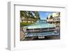 Ford Classic Car on Ocean Drive in the Art Deco District in South Miami Beach, Miami, Florida, USA-null-Framed Art Print