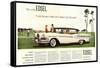 Ford Edsel Advert-null-Framed Stretched Canvas