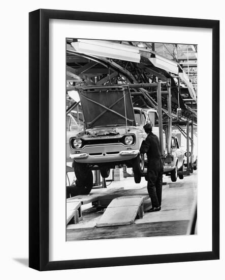 Ford Escort Production Line, 1973-null-Framed Photographic Print