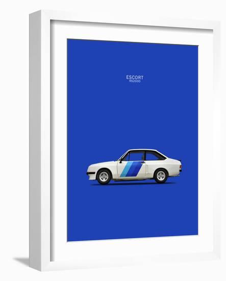 Ford Escort RS2000 1978-Mark Rogan-Framed Art Print