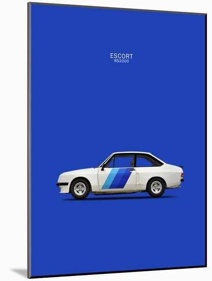 Ford Escort RS2000 1978-Mark Rogan-Mounted Art Print