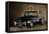 Ford f 100 custom truck 1956-Simon Clay-Framed Stretched Canvas