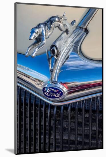 Ford Greyhound hood ornament-Jim Engelbrecht-Mounted Photographic Print