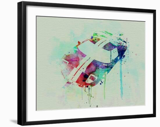 Ford Gt Top Watercolor-NaxArt-Framed Art Print