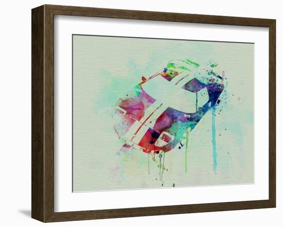 Ford Gt Top Watercolor-NaxArt-Framed Art Print