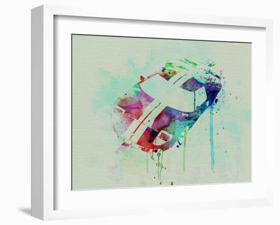 Ford Gt Top Watercolor-NaxArt-Framed Art Print