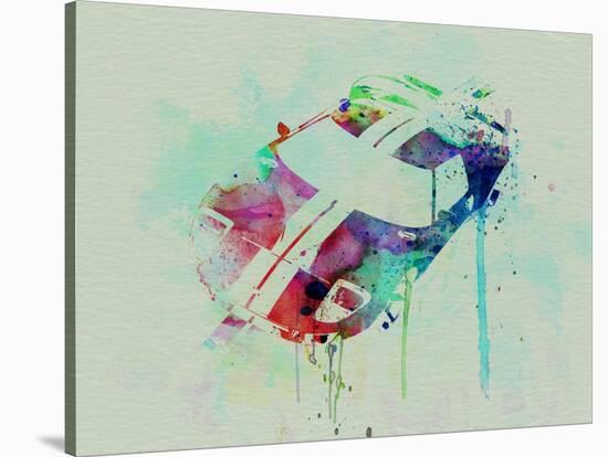 Ford Gt Top Watercolor-NaxArt-Stretched Canvas