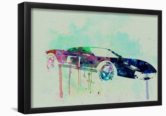 Ford GT Watercolor 2-NaxArt-Framed Poster