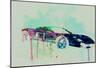 Ford GT Watercolor 2-NaxArt-Mounted Poster