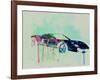 Ford Gt Watercolor 2-NaxArt-Framed Art Print