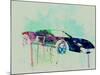 Ford Gt Watercolor 2-NaxArt-Mounted Art Print
