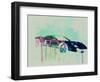 Ford Gt Watercolor 2-NaxArt-Framed Art Print