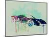 Ford Gt Watercolor 2-NaxArt-Mounted Art Print