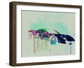 Ford Gt Watercolor 2-NaxArt-Framed Art Print