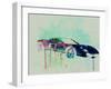 Ford Gt Watercolor 2-NaxArt-Framed Art Print