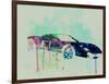 Ford Gt Watercolor 2-NaxArt-Framed Art Print