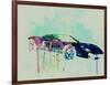 Ford Gt Watercolor 2-NaxArt-Framed Art Print