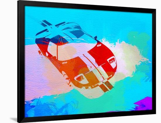 Ford Gt Watercolor-NaxArt-Framed Art Print