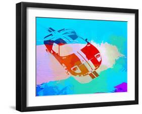 Ford Gt Watercolor-NaxArt-Framed Art Print