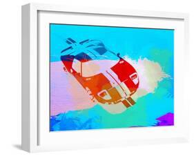 Ford Gt Watercolor-NaxArt-Framed Art Print