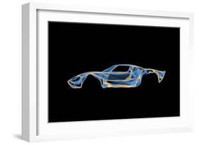 Ford GT40-Octavian Mielu-Framed Art Print