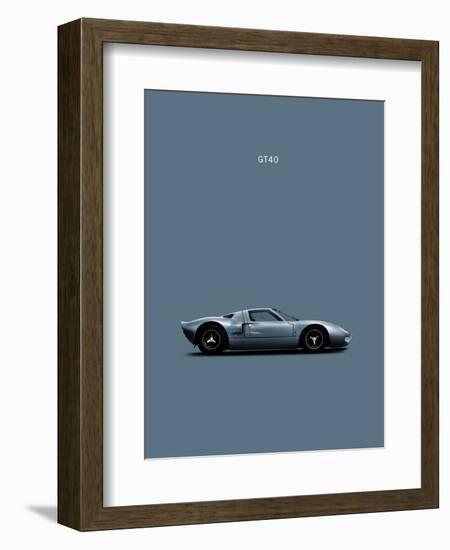 Ford GT40-Mark Rogan-Framed Art Print