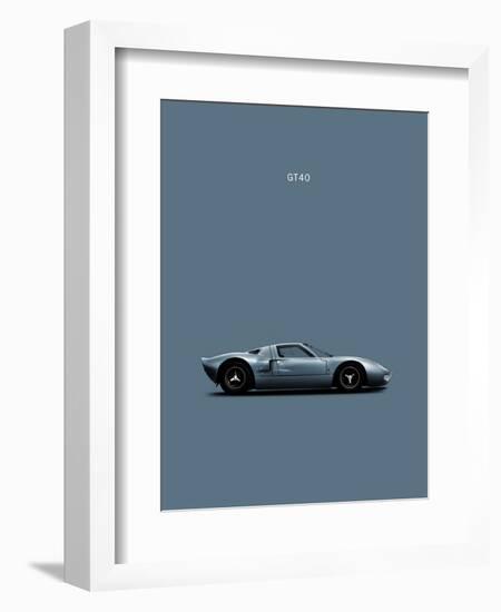 Ford GT40-Mark Rogan-Framed Art Print