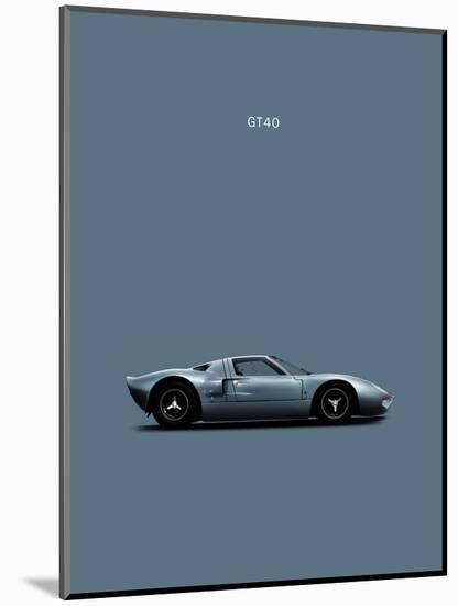 Ford GT40-Mark Rogan-Mounted Art Print