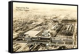 Ford Highland Park Plant-null-Framed Stretched Canvas