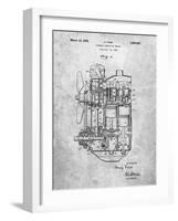 Ford Internal Combustion Engine Patent-Cole Borders-Framed Art Print