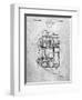 Ford Internal Combustion Engine Patent-Cole Borders-Framed Art Print