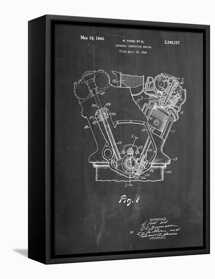 Ford Internal Combustion Engine-Cole Borders-Framed Stretched Canvas