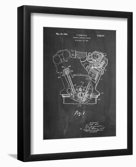 Ford Internal Combustion Engine-Cole Borders-Framed Art Print