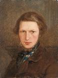 Self Portrait in a Brown Coat, C. 1844-Ford Madox Brown-Giclee Print