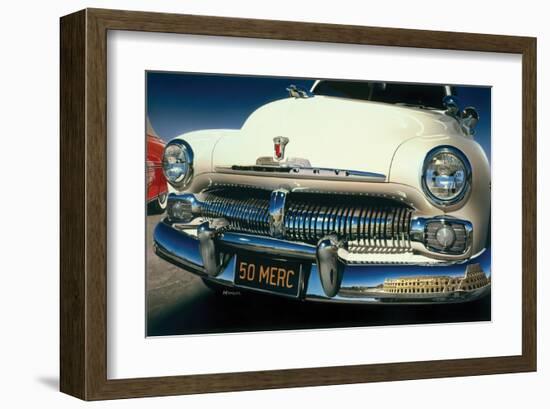 Ford Mercury '50 in Roma-Graham Reynold-Framed Art Print