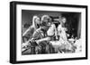 Ford Modeling Agency Owner, Eileen Ford Cooks with Models in Her Mansion, New York, 1970-Co Rentmeester-Framed Photographic Print