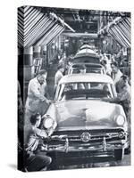 Ford Motor Company Assembly Line, C.1955-null-Stretched Canvas